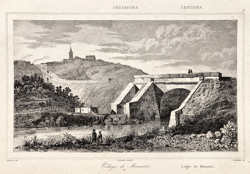 Sardaigne - Village de Monastir / Cerdeña - Lugar de Monastir